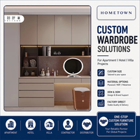 Meubles de chambre à coucher, armoires pour les dernières conceptions intégrées, armoires de luxe pour chambre à coucher, grande capacité de rangement