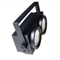 Projecteur LED COB double faisceau 200W à succès pour scène, cinéma, télévision, DJ, contrôle DMX, blanc chaud