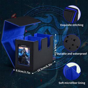 Boîte double deck FX avec fenêtre de visualisation - Contient plus de 200 cartes à double pochette - Étui TCG personnalisé avec logo OEM pour Commander Pokémon - Product Image 5