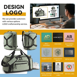 Sac de sport 4-en-1 pour femmes et hommes, sac de voyage léger avec compartiment à chaussures et poche étanche, sac à dos tactique pour ordinateur portable - Product Image 6