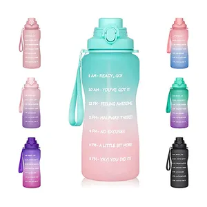 Bouteille d'eau en plastique de sport de haute qualité de 128oz, nouveau Design, destiné à l'exportation, provenant d'inindonésie