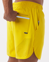 Short de sport personnalisé Short en nylon à entrejambe de 5 pouces pour entraînement de cardio fitness Short de sport
