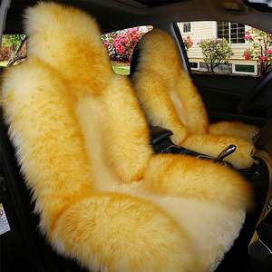 <b>Car</b> Interior Accessories Winter Front <b>Seat</b> Single <b>Seat</b> Cushion Universal Fit Plush Fur Wool <b>Car</b> <b>Seat</b> <b>Cover</b> <b>Car</b> Interior - Product Image 1