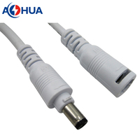 Connecteur d'alimentation DC 60V 12V à verrouillage rapide AOHUA mâle vers femelle 5521 5525 pour bande LED caméra CCTV
