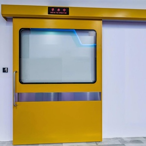 <span class=keywords><strong>Porte</strong></span> de salle blanche électrique à ouverture latérale, en acier inoxydable, moderne, coupe-vent, pour usage hospitalier, avec garantie d'un an - Product Image 5