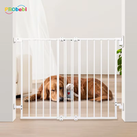 Barrière de sécurité pour bébé Probebi SG001 réglable, pour escaliers et portes, installation sans perçage, installation par pression murale, barrières de sécurité en métal