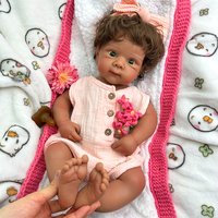 Poupées bébé Bettie de 20 pouces, faites à la main, en silicone souple, anatomiquement correctes, avec cheveux enracinés, réalistes, lavables, Muneca