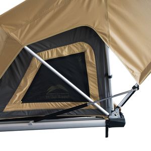 Tente de toit de camping Wild Land Normandy à ouverture automatique, imperméable, en coque souple, pour toutes les saisons, 2-3 personnes, pour tout véhicule SUV - Product Image 3
