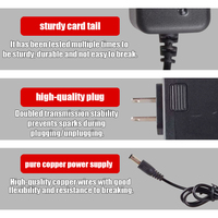 Adaptador de Corriente LYUWO LW-CDQ-US 5V 2A, Cargador de Pared con Enchufe Estadounidense y Conector de Barril DC, Indicador LED para Dispositivos Electrónicos