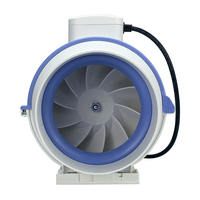 OEM Personnalisé Double Vitesse 1200Cfm Cuisine Maison En Ligne Conduit Booster Ventilateur Air Frais Débit Mixte Ventilateur De Ventilation Pour Hôtel