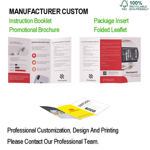 Usine en gros prix personnalisé <span class=keywords><strong>A3</strong></span> A4 A5 taille publicité promotionnelle couleur plié prospectus brochure dépliant impression - Product Image 2