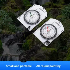 Brújula exterior a escala de 35mm para acampar, caza del tesoro, orientación de supervivencia en el desierto, modo de transporte de bolsillo - Product Image 5