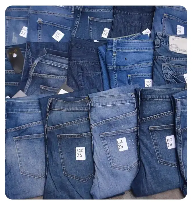 Voorraad Nieuwe Mode Hoge Kwaliteit Groothandel Straight Business Case Stretch Plus Size Mannen En Vrouwen Jeans