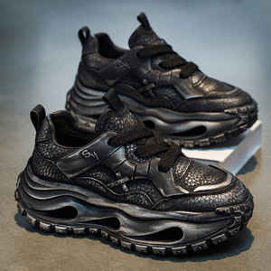 Nouvelle collection Printemps 2026 : Chaussures de sport tendance décontractées à semelle épaisse, style 'Old Daddy', basses, type 'Bread Shoes' et 'Forrest Gump' pour homme - Product Image 4