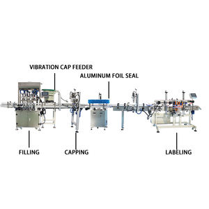 Ligne de production de bouteilles plates à <span class=keywords><strong>colle</strong></span> Orshang Electric entièrement automatique pour le remplissage, le vissage, le capsulage et l'étiquetage de boissons et de produits chimiques - Product Image 2