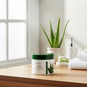 Crema Limpiadora de Aloe Lunaris de Korea Kbeauty, Antienvejecimiento, Antiarrugas, Cuidado de Puntos Negros, Elimina Células Muertas de la Piel, Blanquea, 300 ml - Product Image 3
