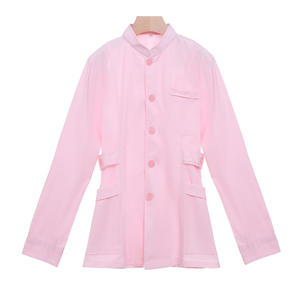 Femme médecin deux pièces gommage ensembles à manches longues Style chinois vêtements de <span class=keywords><strong>travail</strong></span> avec col montant pour l'hôpital soins infirmiers maison soignant <span class=keywords><strong>travail</strong></span> - Product Image 4