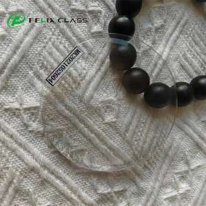 Lentilles de lunettes optiques monoculaires à vision simple en résine HC anti-buée ASP 1,56, anti-vapeur, transparentes, en deux parties - Product Image 3