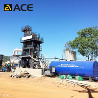 Planta de Asfalto Móvil MAP60 de 60t/h del Grupo ACE, la Más Vendida en África, con Bomba, para la Construcción de Carreteras Rurales en Nigeria y Kenia