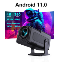 Projecteur 4K portable Smart AI HY320 avec projecteurs Wifi et Bluetooth 1080P pour la maison, l'extérieur et les affaires