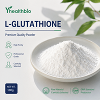 Poudre de L-Glutathion en vrac, haute pureté, blanche à presque blanche, poudre fine, Halal, Casher, certifiée ISO, matière première pour formule.