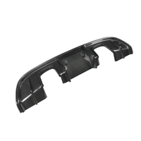 Diffuseur arrière en fibre de carbone sèche avec embouts d'échappement pour Porsche 718 GT4, accessoires extérieurs pour voiture