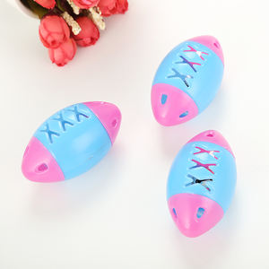 Kedi oyun kedi topu kapalı için çan ile fabrika sıcak satış 7cm Rugby topu - Product Image 3