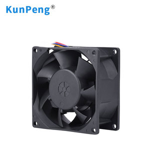 Kunpeng im lặng 80mm 80x80x38 <span class=keywords><strong>DC</strong></span> không chổi than quạt làm mát 12V 1.0A Quạt hướng trục - Product Image 4