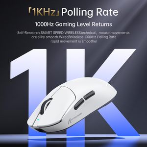 ATTACK SHARK X8 Plus 55g Superlight Wireless Gaming Mouse with 40000 DPI,PAW3395 <strong>PRO</strong> Gaming Sensor,C06 ULTRA LED Cable - Product Image 6