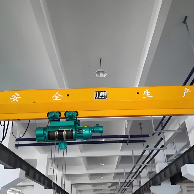 Wholesale Factory Direct Supply New 10Ton Electric Single Beam Bridge Crane with Gear and Motor for Heavy Material Handling