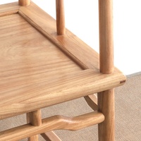 Nouveau fauteuil de style chinois pour la maison, fauteuil de loisirs en bois d'orme, chaises de salon, salle à manger, salon de thé