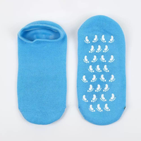 Chaussettes de yoga antidérapantes en silicone avec logo personnalisé, chaussettes de Pilates, chaussettes de yoga en gros