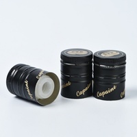 Bouchon de bouteille d'huile d'olive inviolable en aluminium de 31,5 mm avec insert verseur, vente en gros