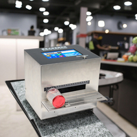 Mesin Printer Inkjet Statis Desktop QR/Pencetak Tanggal PJT-I untuk Kantong Makanan, Tutup Plastik & Karton