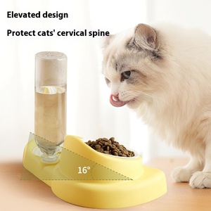 Ciotola Automatica Portatile di Alta Qualità <span class=keywords><strong>per</strong></span> Cani e Gatti, in Acciaio Inox e PP, 2 in 1 <span class=keywords><strong>per</strong></span> Uso Interno ed Esterno, Design a Forma di Elefantino - Product Image 4