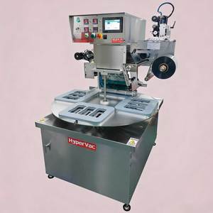 Máquina Selladora de Bandejas Rotatorias de Alta Velocidad con Descarga Automática, Selladora de Envases de Alimentos de Acero Inoxidable 304, Máquina de Empaquetado de 1400 mm - Product Image 1