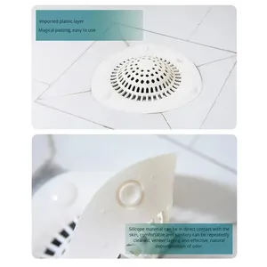 Filtre de salle de bain anti-cheveux et couvercle de douche, collecteur d'eau et filtre de vidange pour baignoire et sortie d'égout - Product Image 4