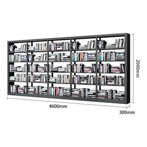 เฟอร์นิเจอร์ห้องสมุดมหาวิทยาลัยโลหะ5<span class=keywords><strong>แถว</strong></span>แนวตั้ง5ชั้นชั้นวางหนังสือนักเรียนสองด้านเฟอร์นิเจอร์ห้องสมุด - Product Image 4