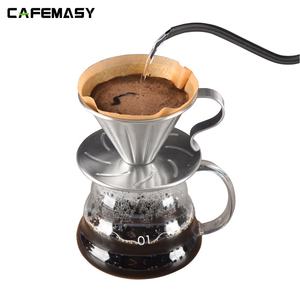 Barista Tools Stainless Steel Coffee Filter Coffee <strong>Dripper</strong> High Quality Pour Over Coffee <strong>Dripper</strong> Reusable Kitchen Tools for <strong>V60</strong> - Product Image 5
