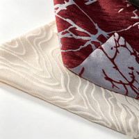 Tissu de canapé 100% polyester gaufré tissé chenille jacquard enduit PE, poids moyen, séchage rapide, antistatique, brocart, fil argenté