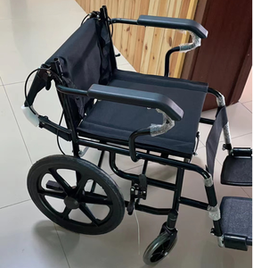 Silla de Ruedas Plegable Portátil de Acero, Manual, Multifuncional, Ligera y de Alta Calidad para Personas con Discapacidad, Uso en Clínicas y Aeropuertos, 1 Año de Garantía - Product Image 5