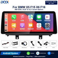 Lecteur multimédia de voiture avec écran tactile Android GPS MP3 CarPlay pour BMW X5 F15/X6 F16, Snapdragon 685 665, écran 12,3 pouces, montage sur tableau de bord