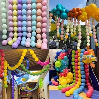 Ballons en latex colorés de 10 pouces, 100 pièces/sac, fournitures pour la fabrication de guirlandes de ballons pour les anniversaires, les mariages, les baby showers, la décoration de fête