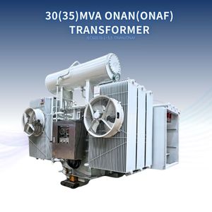 Transformador de Potencia de 35MVA 30MVA, 33kV, Sumergido en Aceite, Refrigeración ONAN ONAF para Subestación - Product Image 1