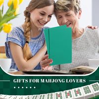 Mélangeur de tuiles de Mahjong 2026 pour le mélange, Vert, Ensemble de 4 cartes de mélange de Mahjong en PVC |   Accessoires de Mahjong,