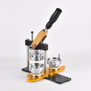 37MM rozet düğme Maker 58MM yuvarlak rozet makinesi rozeti makinesi kesici + mıknatıs malzemeleri dahil Set 100 adet - Product Image 4