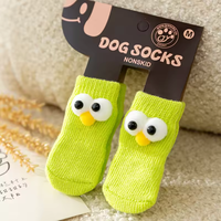 Chaussettes antidérapantes pour chiens et chats, design mignon et chaud, protection pour animaux de compagnie, vente chaude