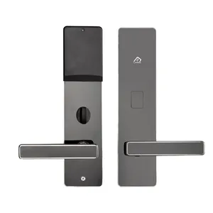Cerradura electrónica de aleación de aluminio para puerta, sistema inteligente de Hotel, sin llave