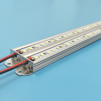 2835 LED bande rigide DC 12V 24V 72Led 144Led personnalisé étanche 0.5M 1M SMD2835 aluminium LED dur rigide LED bande barre lumineuse