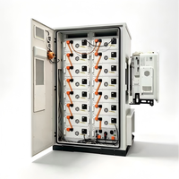 Système de stockage d'énergie commercial et industriel EU-125kW 241kWh, armoire de batterie LiFePO4, refroidissement par air avec onduleur hybride tout-en-un